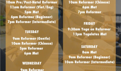 D2 Thao Dien Schedule